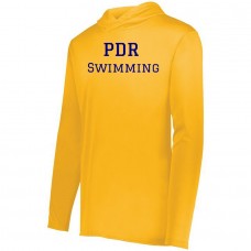 PDR Swimming  Adult/Youth Hoodie-Gold